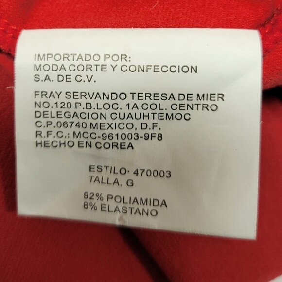 Turtleneck Red Top Long Sleeve Fall Top Winter Top Size L - Picture 6 of 9